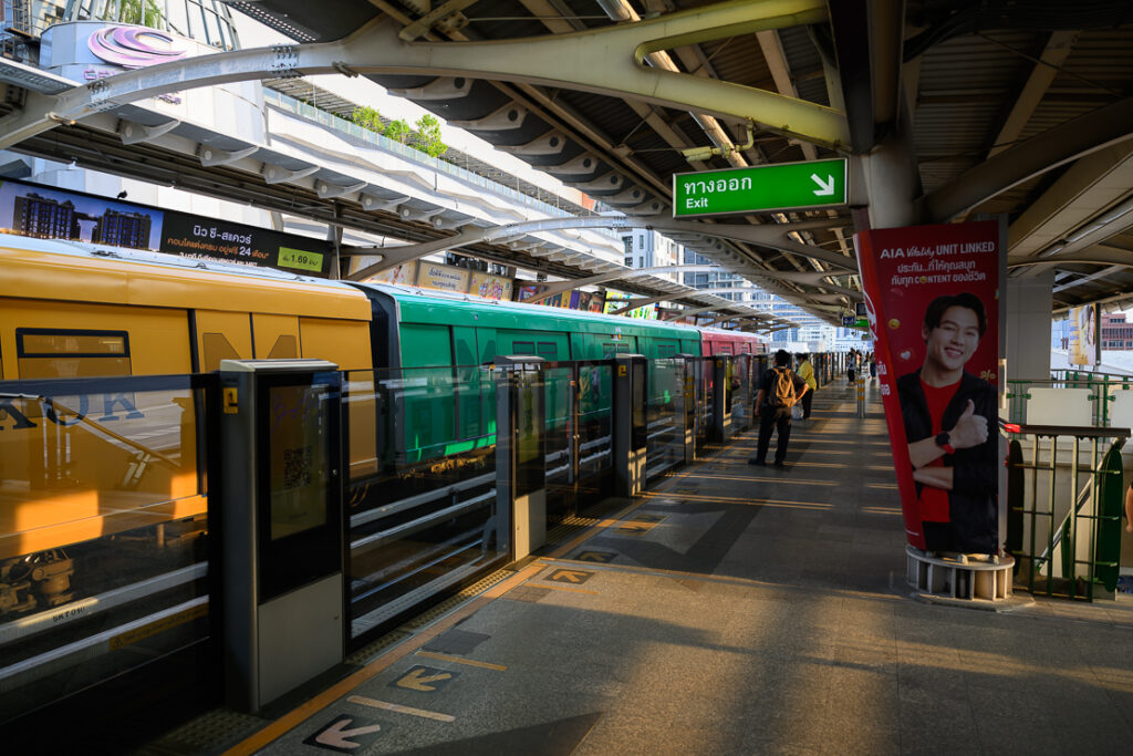 The bustling city of Bangkok