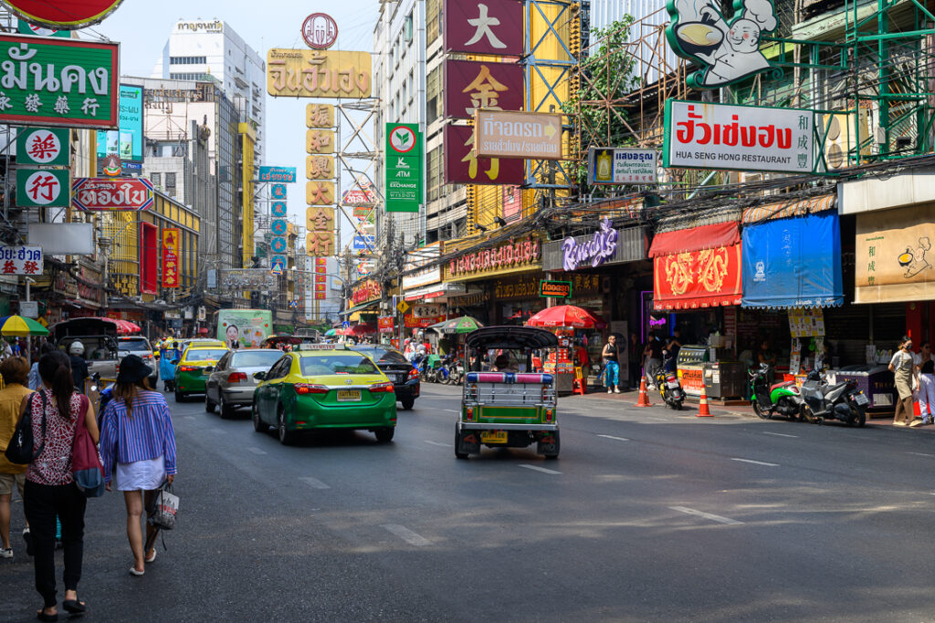 The bustling city of Bangkok