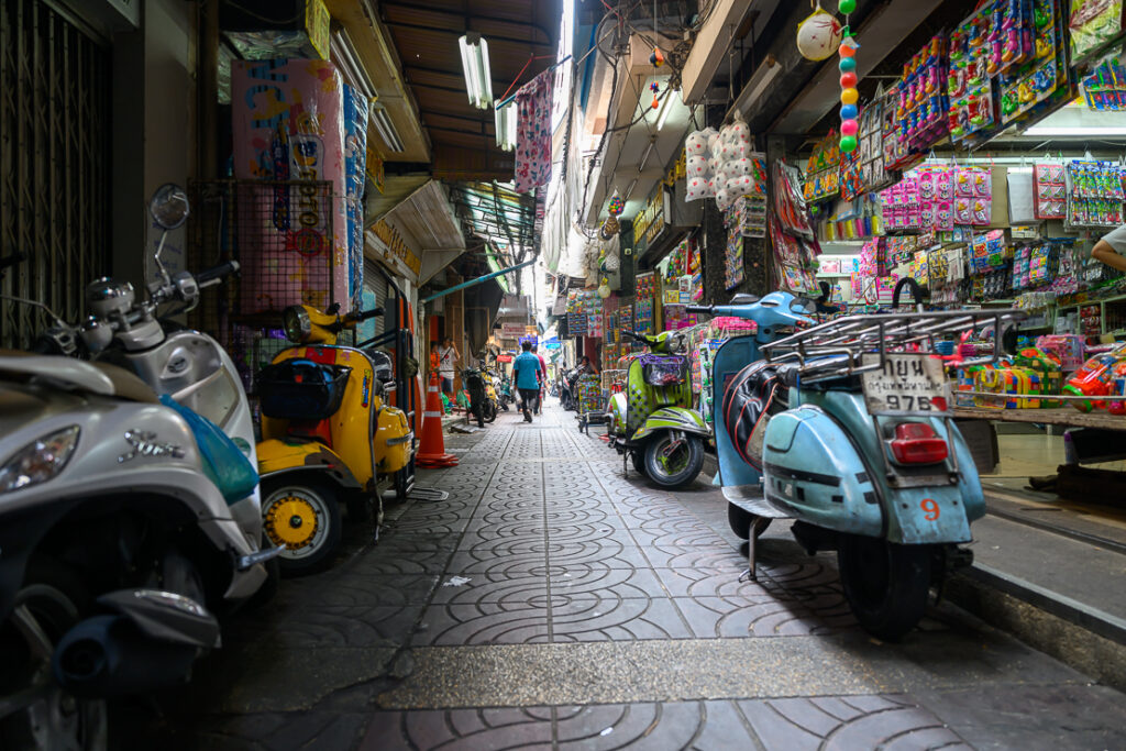 The bustling city of Bangkok
