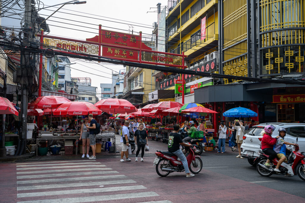The bustling city of Bangkok