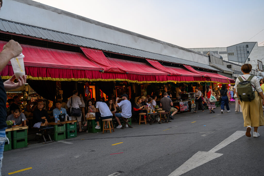 The bustling city of Bangkok