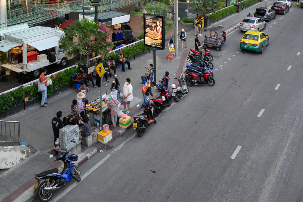 The bustling city of Bangkok