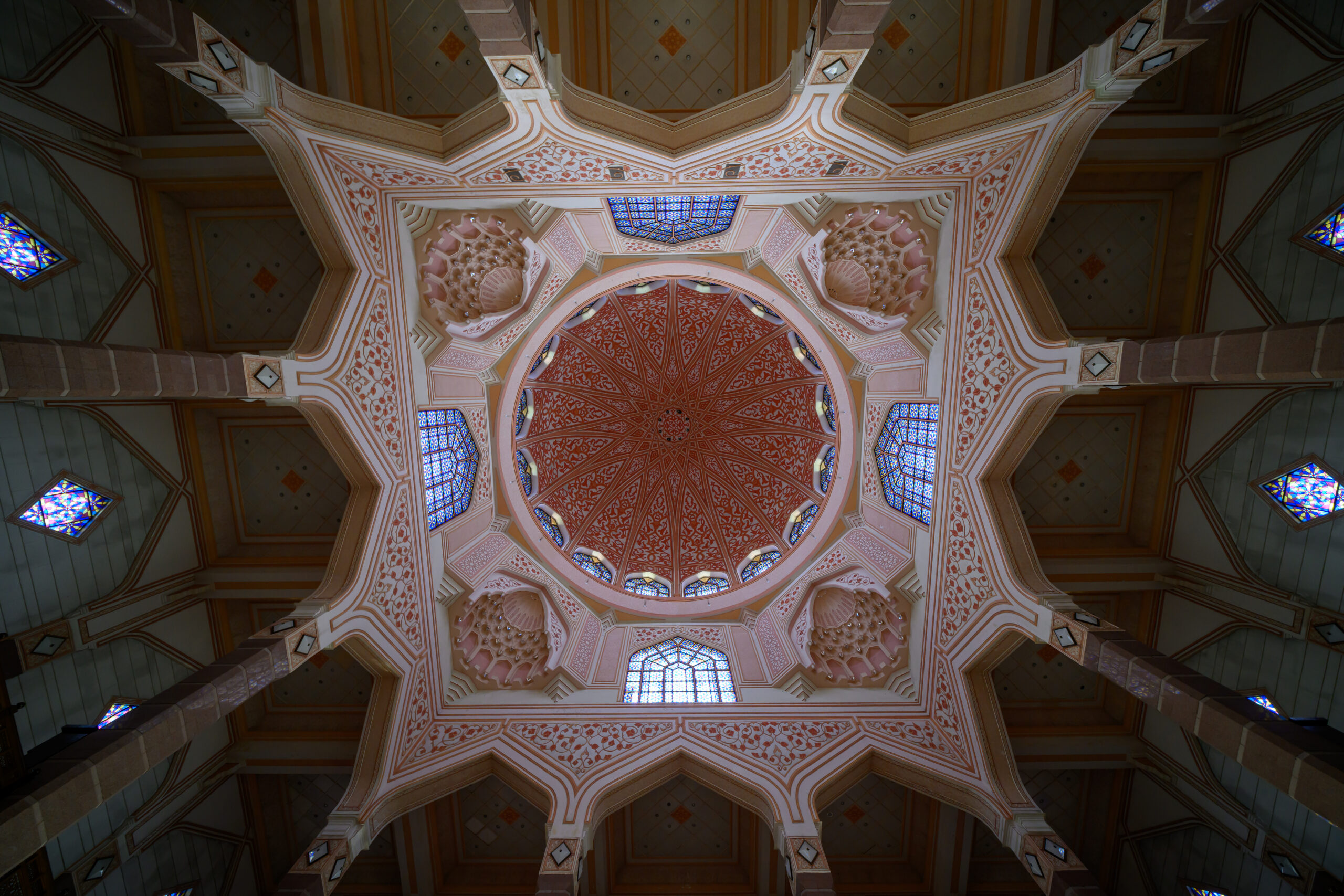 Inside the Putra Mosque, Kuala Lumpur