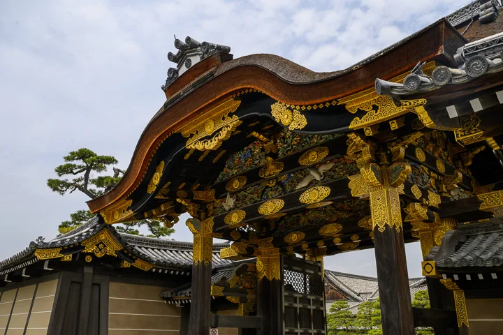 Nijo-Jo Castle entrance, Kyoto, Japan